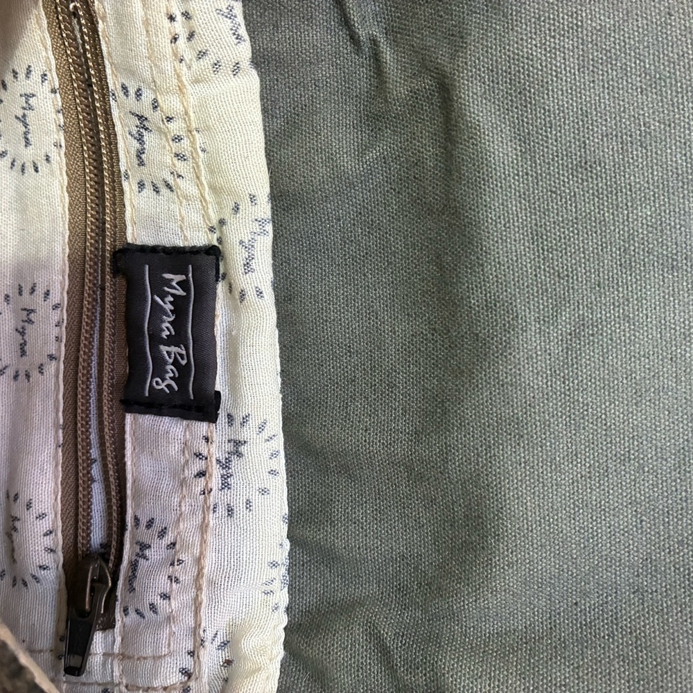 MYRA BAG Chic Gray and Brown Crossbody Bag - Picture 3 of 6
